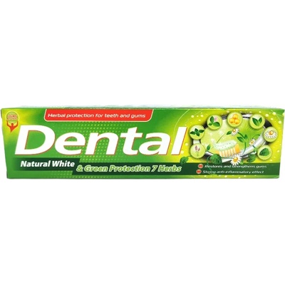 Dental паста за зъби, Natural white, Green protection 7 herbs, 100мл