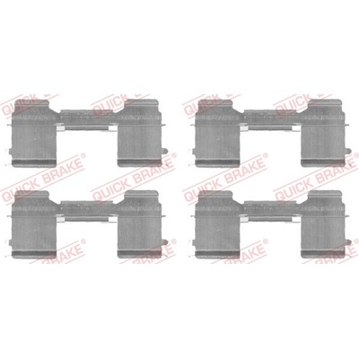 QUICK BRAKE Sada prislusenstvi, oblozeni kotoucove brzdy 109-1726