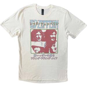 Led Zeppelin Japanese Poster Natural L Риза (LZTS37MNAT03)