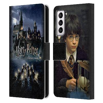 Pouzdro HEAD CASE na mobil Samsung Galaxy S21 / S21 5G - Harry Potter škola v bradavicích (Flipové pouzdro, obal pro mobil Samsung Galaxy S21 / S21 5G - Harry Potter - Bradavice)