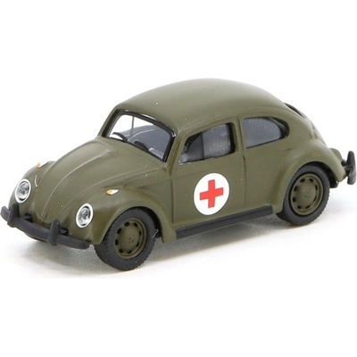 Schuco Volkswagen Beetle German Army Medic Unit 1:87