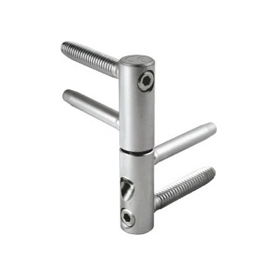 AGB Záves dverový 1150/14 biely nikel 3D E01150.14.15
