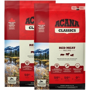 Acana Classics Red Meat Recipe 2 x 9,7 kg
