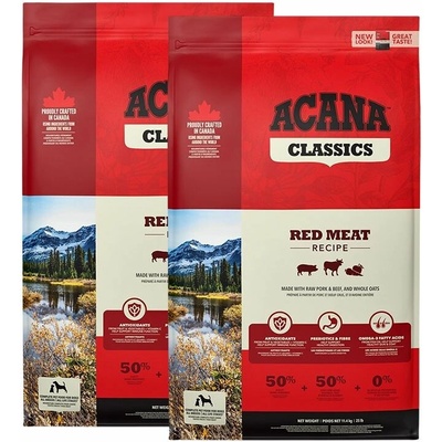 Acana Classics Red Meat Recipe 2 x 9,7 kg