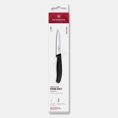 Victorinox - Комплект кухненски ножове за зеленчуци SWISS CLASSIC 10 см 6 бр. черен (GG706)