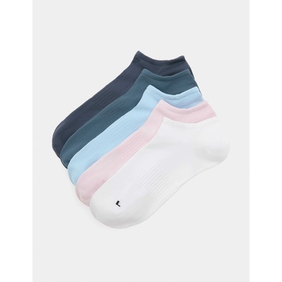 Marks & Spencer Къси чорапи Trainer Liners от микрофибър, 5 бр. Marks & Spencer розова Marks & Spencer | Rozov | ЖЕНИ | 3-5