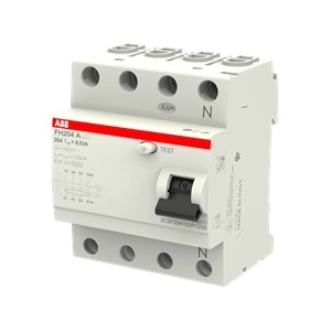 ABB ДТЗ 4P 25А 30mА серия FH204 тип A - 2CSF204102R1250 (2CSF204102R1250)