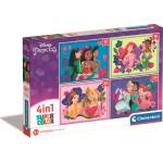 Clementoni - Puzzle 4v1 Disney Princesses Progressive - 1 - 39 piese
