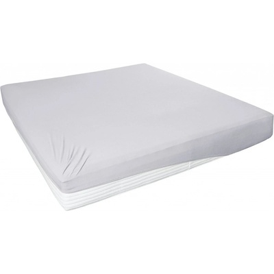 Primera Žerzejové napínací prostěradlo světle šedé 180-200x200
