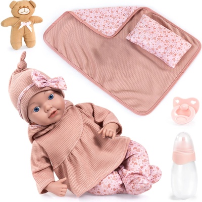 Bayer Design Reborn Baby panenka 38 cm růžová