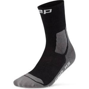 CEP Мъжки туристически чорапи CEP Hiking Light Cushion Socks Mid Cut Walking socks - Black / Grey - размер V (207-1131-0113)