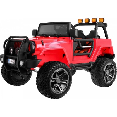 Mamido Jeep Monster elektrické auto 4x4 červená