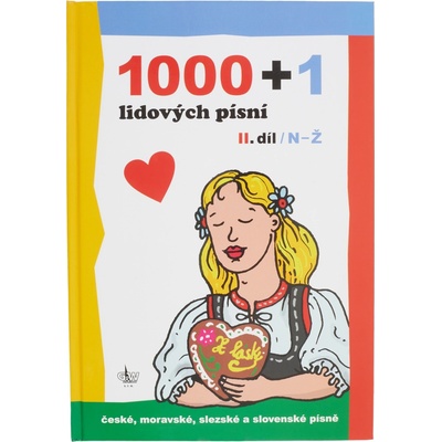 Noty 1000 + 1 lidových písní II. díl