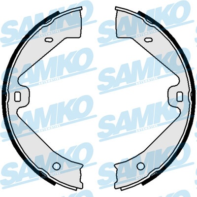 Sada brzd. čeľustí parkov. brzdy SAMKO 81085