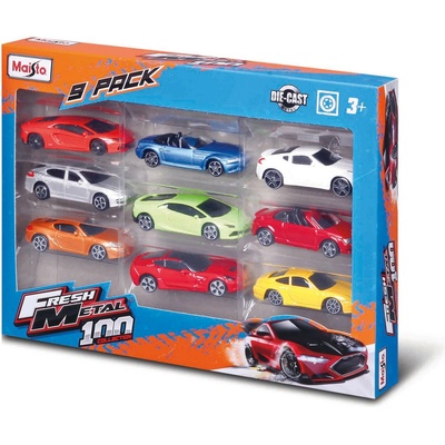 Maisto Audi Set Assortment 9 Cars Pieces Různé 1:64
