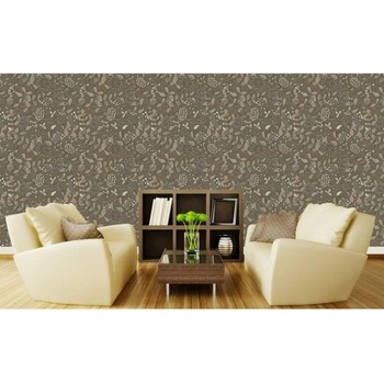 DIMEX ART s. r. o Луксозна флизелинова тапета кафяв горски мотив