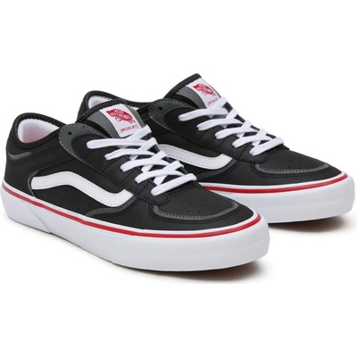 Vans topánky Rowley Black-White-Red