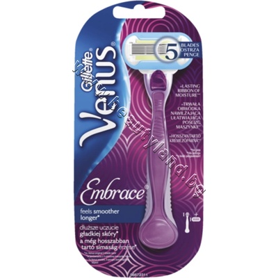 Gillette Самобръсначка Gillette Venus Embrace, p/n GI-1301140 - Дамска самобръсначка за краката, подмишниците и бикини зоната (GI-1301140)