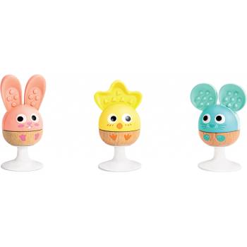 HaPe International Комплект бебешки дрънкалки Hape International - Животни, 3 броя (H0123)