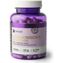 Anjolie 3 Dimensions of Antiage NMN, Collagen, Kyselina Hyaluronová 120 kapslí