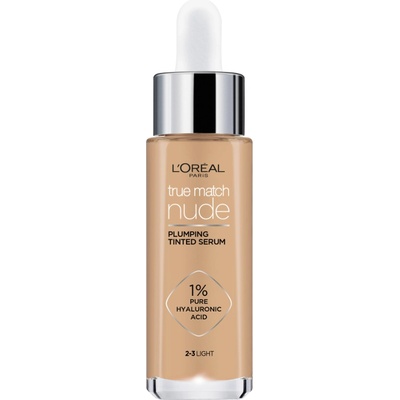 L'Oréal True Match Nude Plumping Tinded Serum 30 ml make-up 2-3 Light