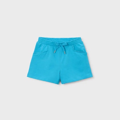 Mayoral Къси панталони трико basic в Син електрикав цвят за мини момиче Mayoral