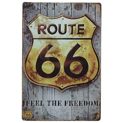 Ceduľa Route 66 Freedom