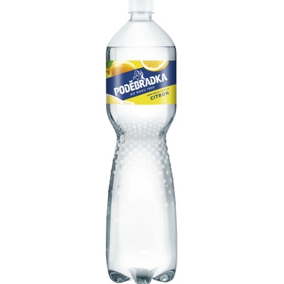 Poděbradka citron perlivá 6 x 1,5 l