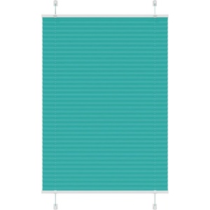 vidaXL Плисирана щора Petrol Green 100x150 cm Ширина на плата 99, 4 cm (4015398)