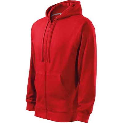 Malfini Trendy Zipper kapucí a zipem 410 červená