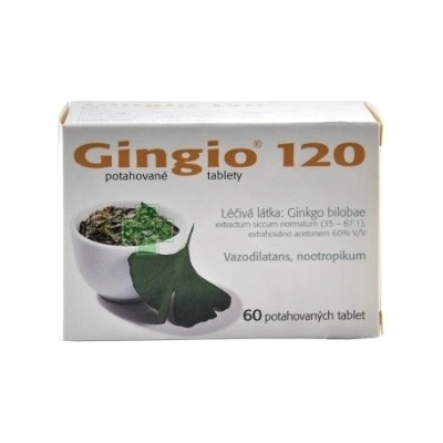 GINGIO POR 120MG TBL FLM 60