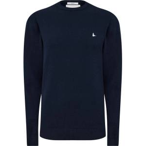 Jack Wills Пуловер Jack Wills Jack Seabourne Crew Neck Logo Jumper - Navy