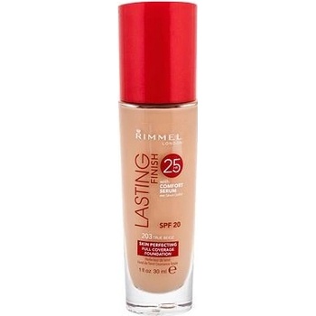 Rimmel Lasting Finish 25h Foundation Make-up 203 True Beige 30 ml