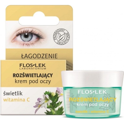 FlosLek Laboratorium Eye Care rozjasňujúci krém na očné okolie s vitamínom C 15 ml