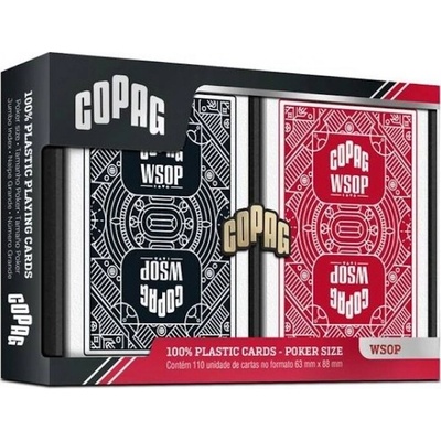 COPAG (Belgie) Copag WSOP Jumbo Index Double Deck black/red