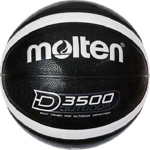 Molten Баскетболна топка Molten B7D3500-KS, специална на открито, black