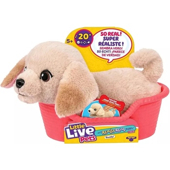 Moose Интерактивна плюшена играчка Moose Little Live Pets - Really Real Puppy, лабрадорът Бъди (26650)