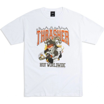 Triko HUF × Thrasher Rincon t-shirt White