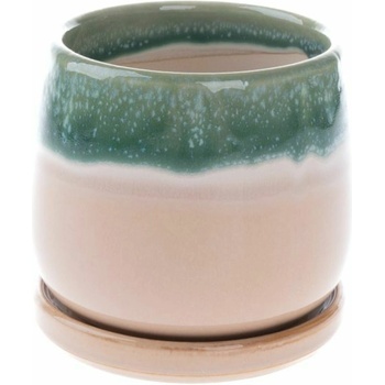 Casa de Engel Керамична саксия с купа, зелена, 0/24 Casa de Engel | Lilav | Home | UNI