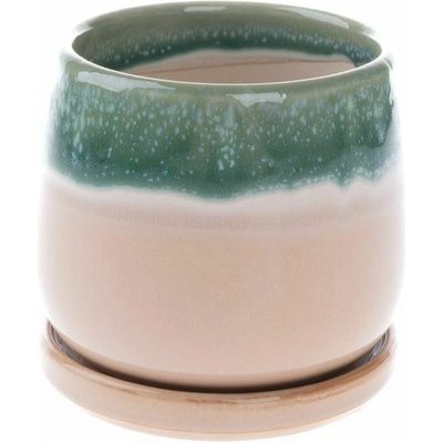 Casa de Engel Керамична саксия с купа, зелена, 0/24 Casa de Engel | Lilav | Home | UNI