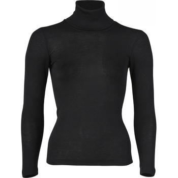 Engel Мъжко копринено термобельо Engel Roll-neck L/S Merino base layer - Black - размер 54/56 (EU) (014-1428-0216)