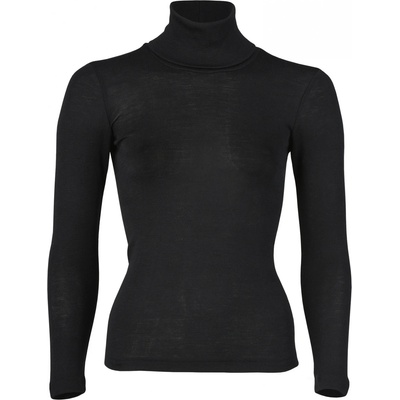 Engel Мъжко копринено термобельо Engel Roll-neck L/S Merino base layer - Black - размер 54/56 (EU) (014-1428-0216)