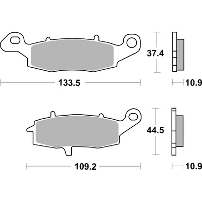 BREMBO Brzdové doštičky 07KA15SP SP