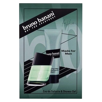 Bruno Banani Made For Men : EDT 30 ml + sprchový gel 50 ml