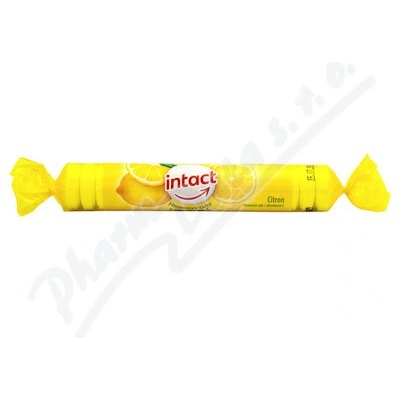 Intact Citrón hroznový cukr s vitaminem C citron 40 g