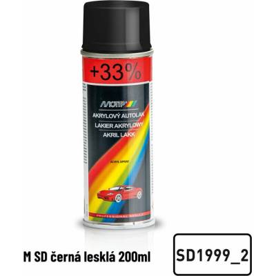 Akrylový autolak Škoda čierna lesklá SD1999_2 - 200ml