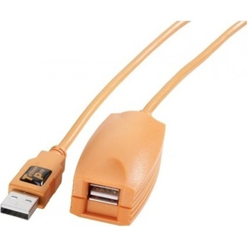 Tether Tools CU1950 USB 2.0 Active Extension, 15m, oranžový