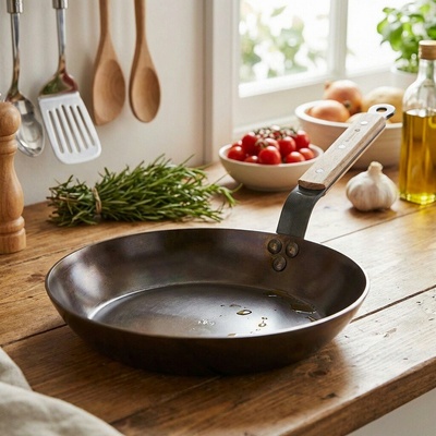 de Buyer Oceľová panvica Mineral B Element s driev. rukoväťou 26 cm