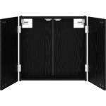 vidaXL Кабинет за дартборд Черен дъб 56 x 12 x 53, 5 см (8006661)