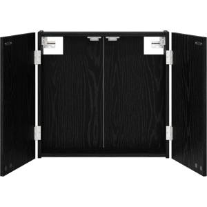 vidaXL Кабинет за дартборд Черен дъб 56 x 12 x 53, 5 см (8006661)